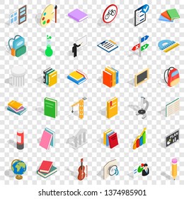 Sport education icons set. Isometric style of 36 sport education vector icons for web for any design