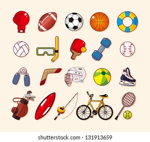 sport element icons set