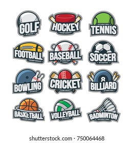 Sport emblem logo vector