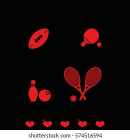 Sport equipment icon.