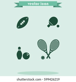 Sport equipment icon.