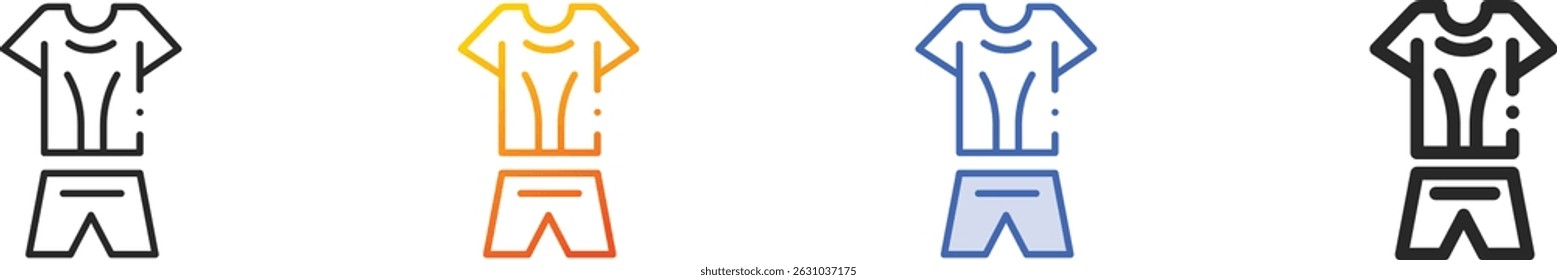 sport equipment icon.Thin Linear, Gradient, Blue Stroke and bold Style Design Isolated On White Background