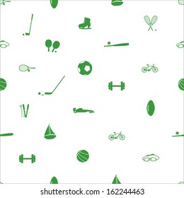 sport equipment pattern eps10