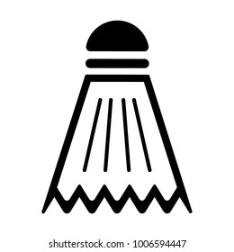 Sport equipment simple badminton icon