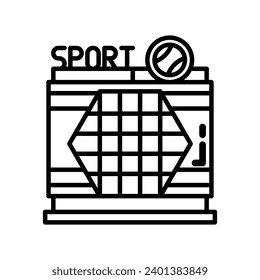 Sport Equipment Store icon in vector. Illustration