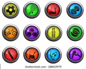 Sport equipment symbols