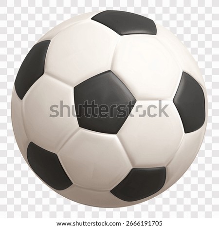 Sport Equipment Vector Icon Set | 3D icon set | Soccer ball