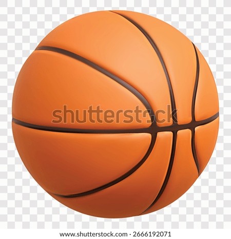 Sport Equipment Vector Icon Set | 3D icon set | Basketball