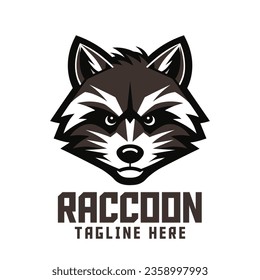 Sport and Esport: Mascot logo with a Raccoon