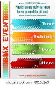 Sport Event Poster BMX