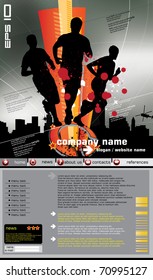 Sport event website