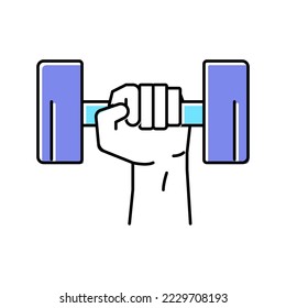 sport exercise color icon vector. sport exercise sign. isolated symbol illustration