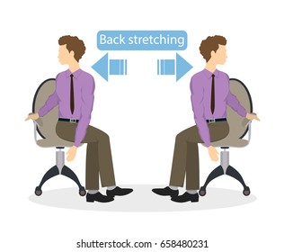 Sport exercises for office.