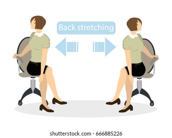 Sport exercises for office.