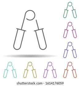 sport, expander multi color style icon. Simple thin line, outline vector of sport icons for ui and ux, website or mobile application