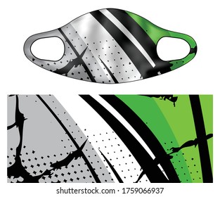 Vektorgrafik-Vektorgrafik mit Sportmaske 