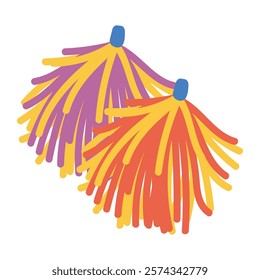 Sport Fan Illustration - Pom Pom