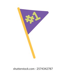 Sport Fan Illustration - Supporter Flag