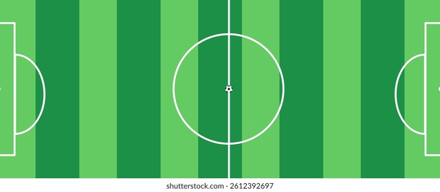Sport field background illustration banner 