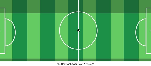 Sport field background illustration banner 