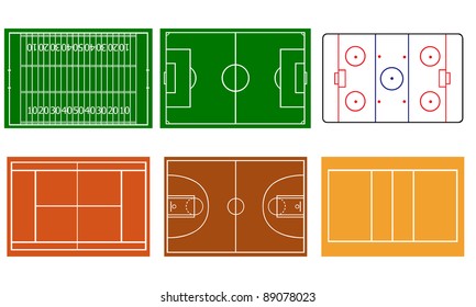 sport field illustration