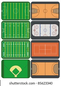 Sport fields and courts