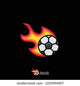 Sport Fire Ball Logo Template