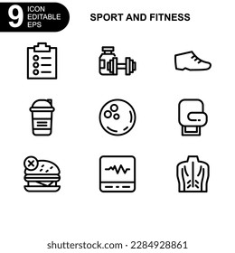 sport and fitness icon or logo isolated sign symbol vector illustration - Collection of high quality black style vector icons 
