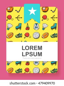 Sport and fitness icons set,eps10