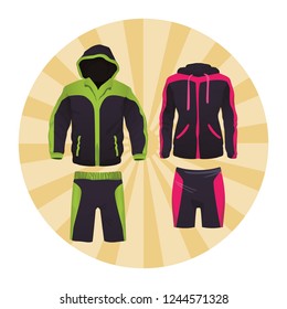 Sport fitness suit