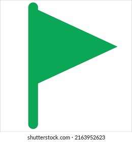Sport flag computer icons green flag clip art.eps Green flag. Vector illustration. Flat design for business financial marketing banking advertising web concept cartoon illustration.