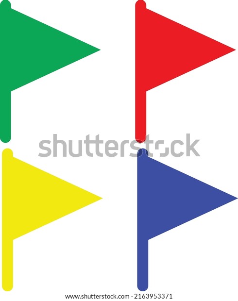 Sport flag computer icons red green yellow\
blue flag clip art.eps Red flag. Vector illustration. Flat design\
for business financial marketing banking advertising web concept\
cartoon illustration.