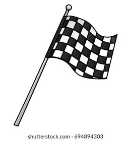 sport flag isolated icon