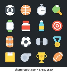 Sport Flat Icons