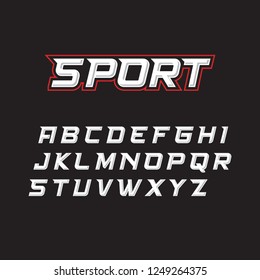 Sport fonts suitable for sports and games