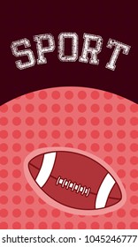 Sport football ball