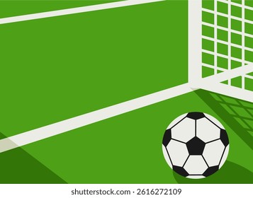 Sport football field training illustration