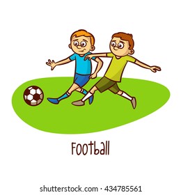 Sport. Football. Soccer. Vector Illustration