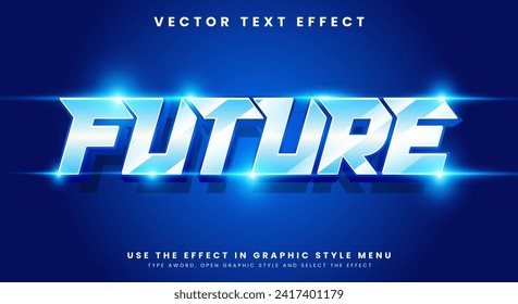 Sport Future editable text effect font style