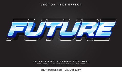 Sport Future editable text effect font style