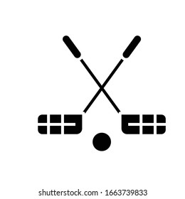 Sport game black icon, concept illustration, vector flat symbol, glyph sign.
