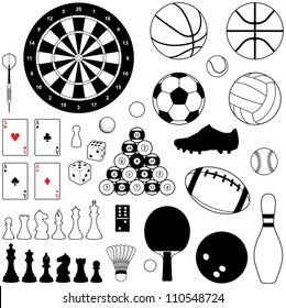 Sport and Game collection - vector illustration