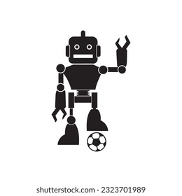 Sport, game, robot, soccer icon