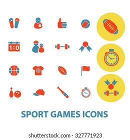 sport games icons