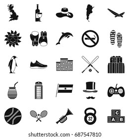 Sport games icons set. Simple set of 25 sport games vector icons for web isolated on white background
