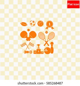 Sport games set  icon Vector design.