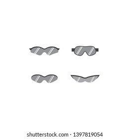 Sport glasses vector icon illustration design
