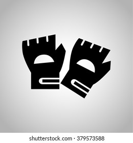 Sport gloves icon