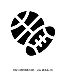 Icono de glifo deportivo. Icono de Vector fuerte y sólido para Sitios web, interfaces móviles, presentaciones y marca visual. Alta calidad y fácil de editar.
