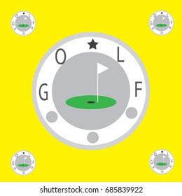 Sport golf. Golf icon.